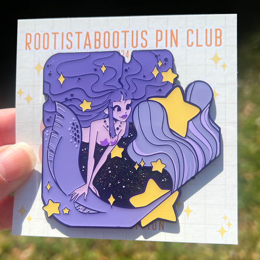 Cosma: The Galaxy Mermaid Enamel Pin