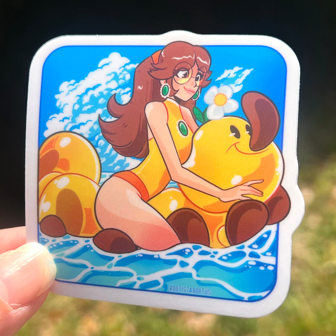 Daisy Vinyl Sticker