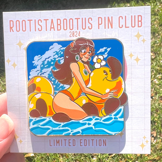 August Fanart Pin Club - Daisy