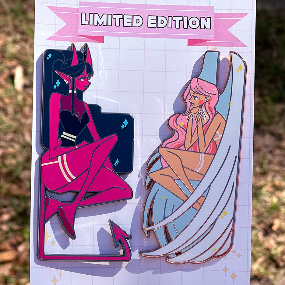 Devil and Angel [Original Collection] Enamel Pins