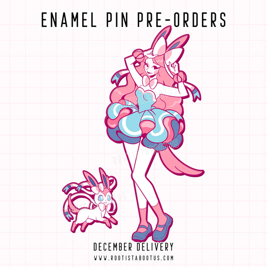 [PREORDER] Sylvie [PokéBabes Collection] Enamel Pin Set